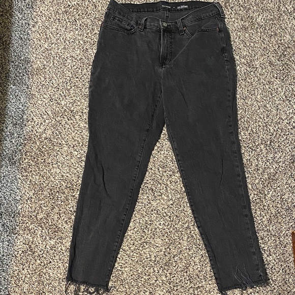 Women's Faded Black OG Straight Jeans - Picture 1 of 3